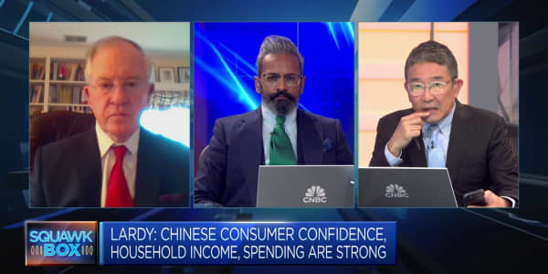Nicholas Lardy: I am skeptic on the idea that consumer confidence in China is very weak