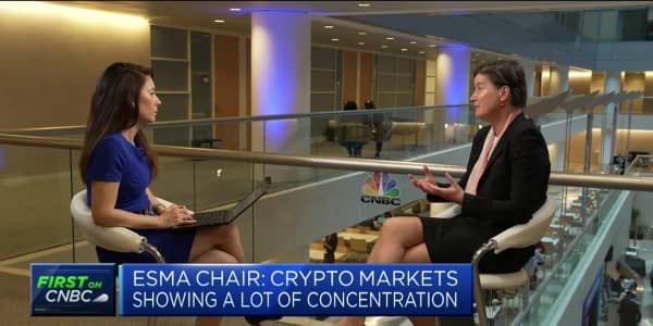 ESMA chair: Crypto market remains very volatile