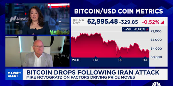 Watch CNBC's full interview with Galaxy Digital CEO Mike Novogratz on bitcoin volatility