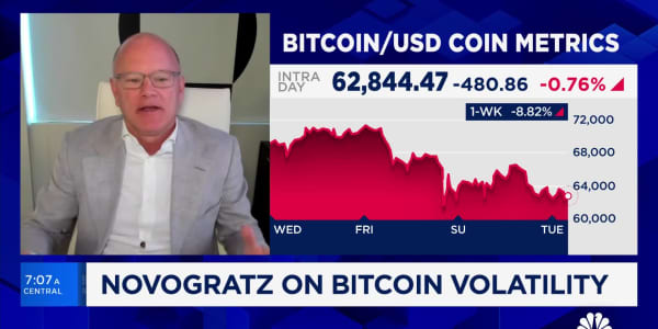 Galaxy Digital CEO Mike Novogratz on bitcoin volatility