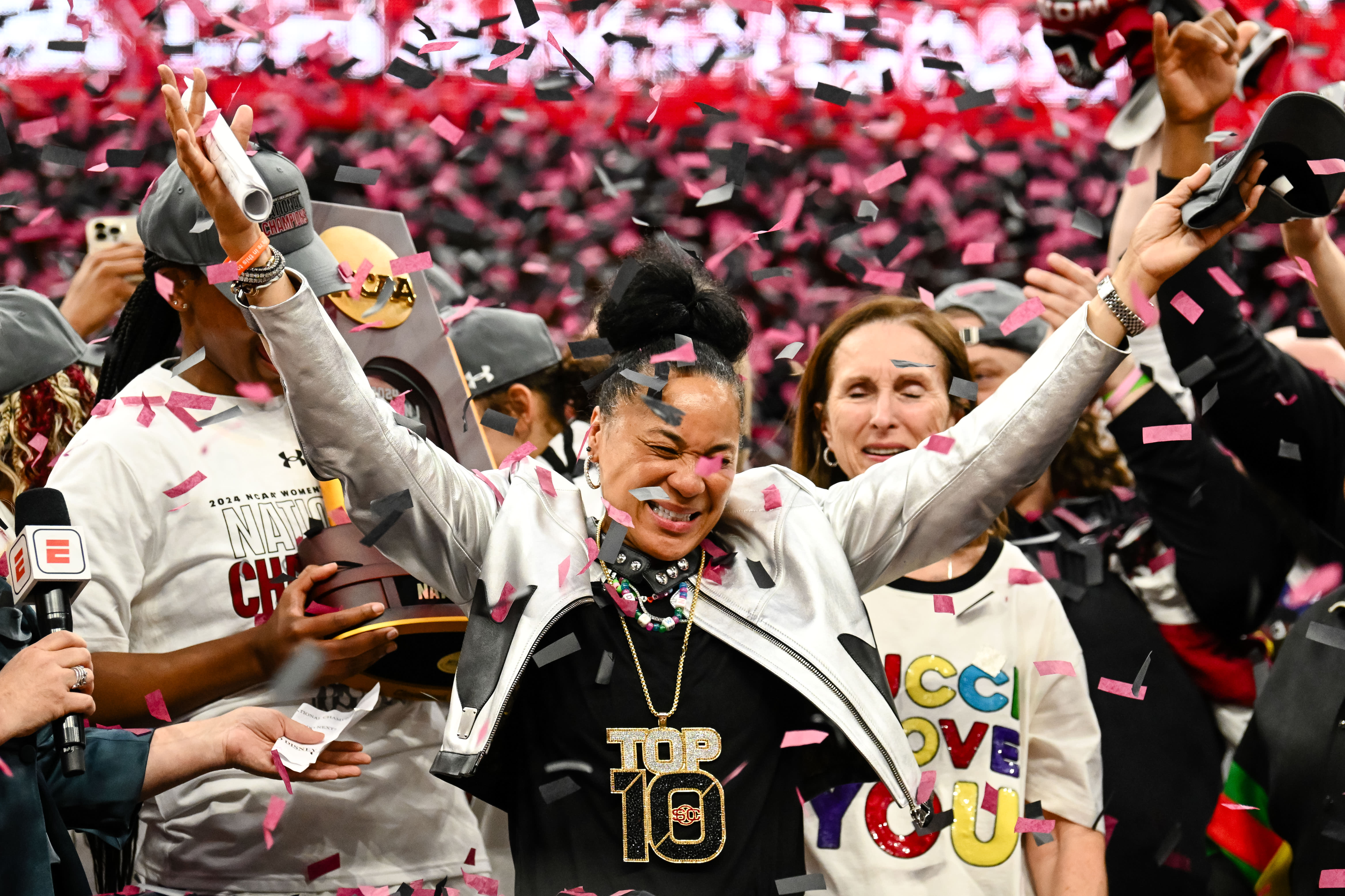 Dawn Staley, South Carolina coach, advocates for increased investment in women’s sports
