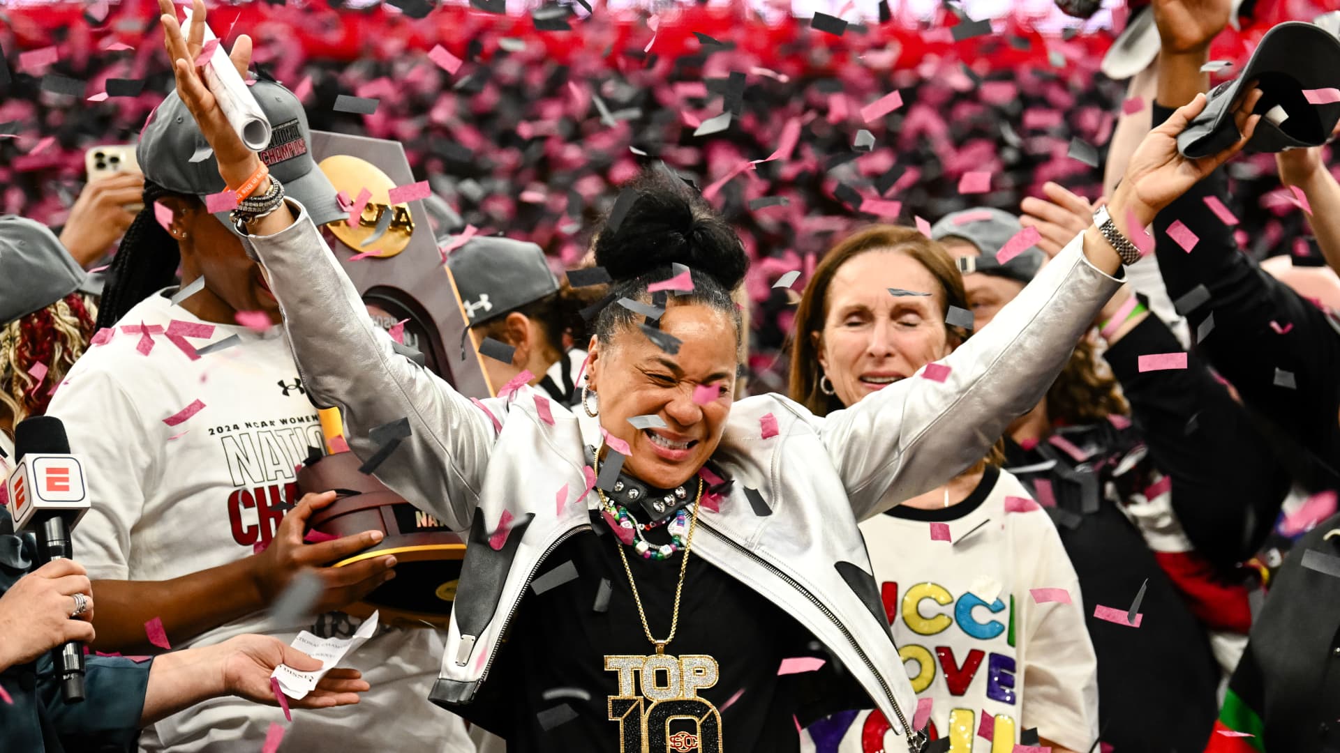 South Carolina coach Dawn Staley says women’s basketball will get ‘better and better’