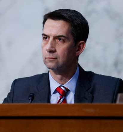 Sen. Tom Cotton encourages drivers to drag Gaza cease-fire protesters from roads