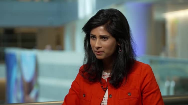 Spilling tensions in the Middle East pose a major geopolitical risk, says the IMF's Gita Gopinath