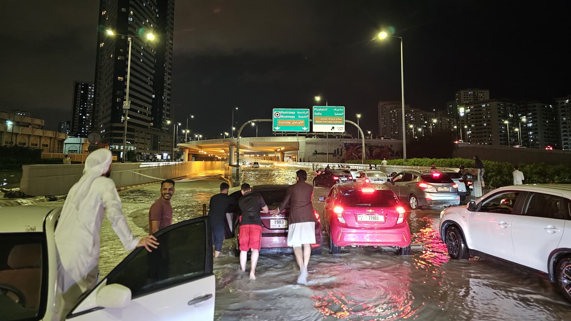 UAE hit with extreme flooding as report rainfall disrupts Dubai flights