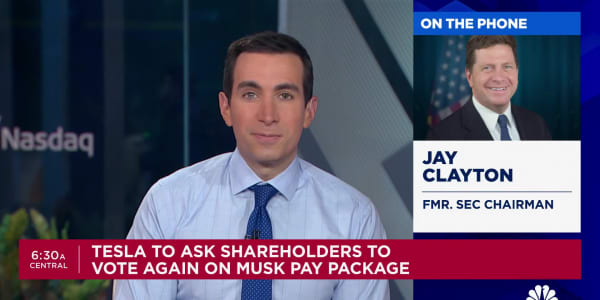 Jay Clayton: Tesla's Musk pay package vote is also about the retention of Elon Musk going forward