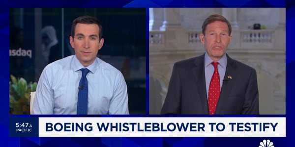 Sen. Blumenthal on Boeing whistleblower testimony: Company is really at a moment of reckoning