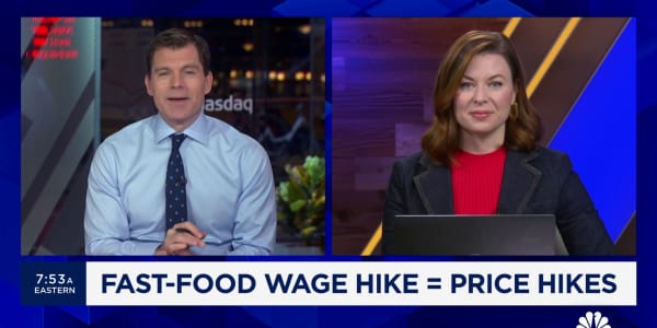 California fast-food wage hike hits prices