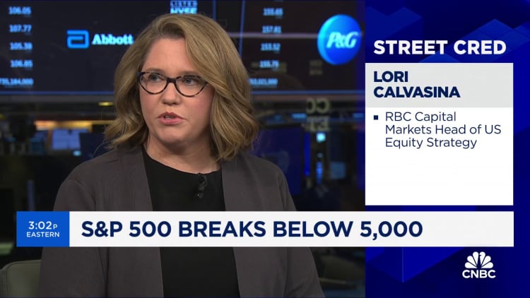 The S&P 500 break doesn't mean it's time to be an uber bear, says RBC's Lori Calvasina