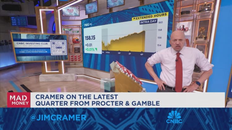 Jim Cramer breaks down the latest quarter from Procter & Gamble