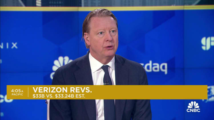 Verizon CEO Hans Vestberg on Q1 results: Continued, good momentum for us