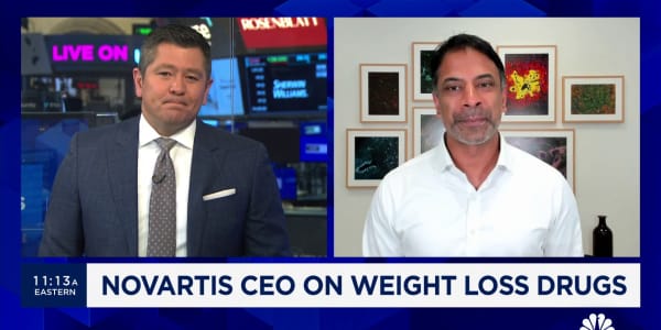 Watch CNBC's full interview with Novartis CEO Vas Narasimhan on earnings and weight loss drugs