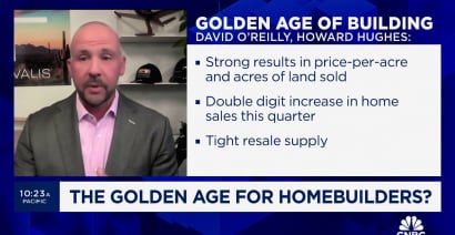 2024 will be a 'golden age of homebuilding,' says Howard Hughes Holdings' CEO David O'Reilly