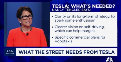 Tesla investors have to 'suspend logic' and look at how company could pivot, says Nancy Tengler