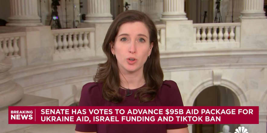 Senate has enough votes to pass $95 billion aid package, including TikTok ban