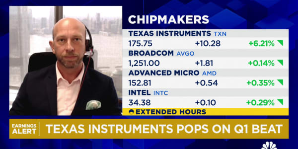 Texas Instruments' stock climbs on Q1 beat