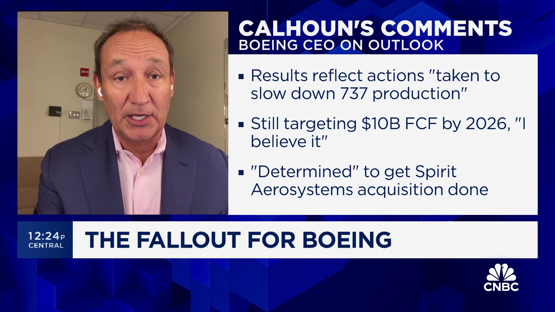 Boeing will have to give ‘better pricing to the right people’ to regain rely on, suggests Oscar Munoz