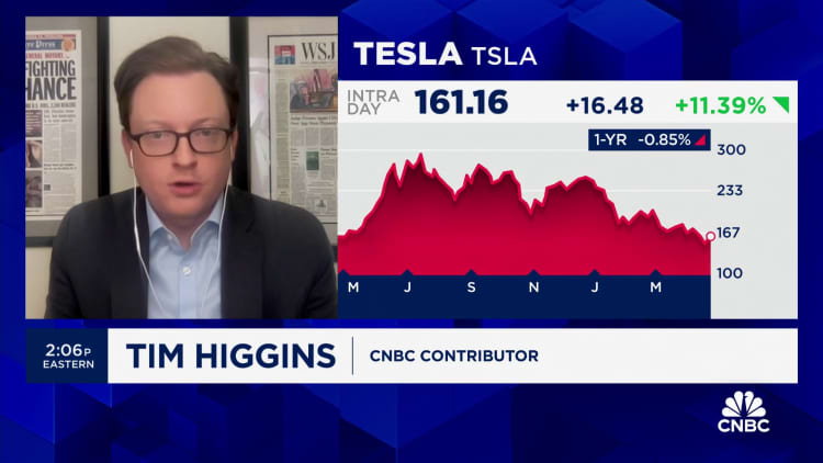 Fans of Tesla and Elon Musk have an optimistic outlook for the company's future, says WSJ's Tim Higgins