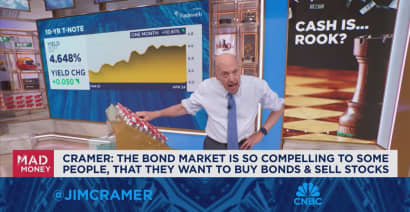 I want a higher Treasury yield going out further, says Jim Cramer