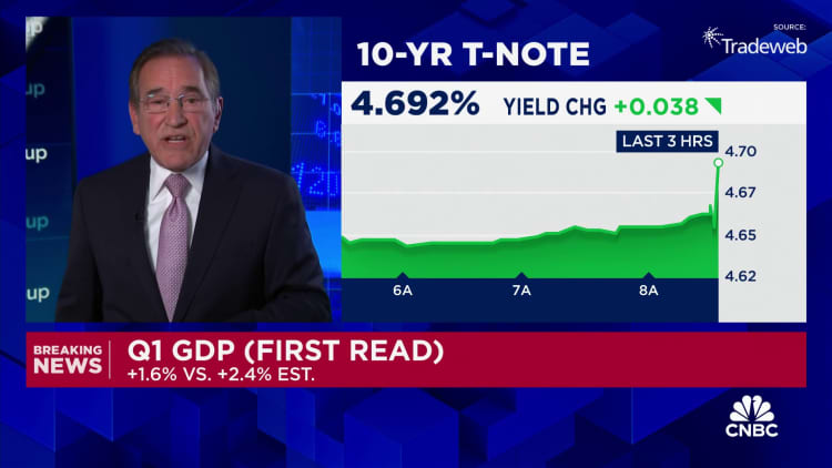 El PIB aumentó a un ritmo del 1,6% en el primer trimestre, menos de lo esperado