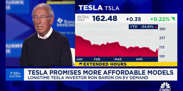 Billionaire investor Ron Baron: Expect Tesla's stock to go up 'huge' now