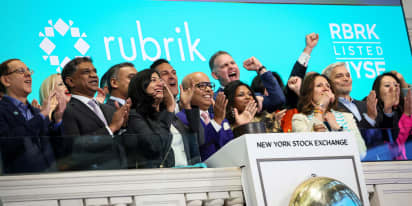 Rubrik stock pops 16% in NYSE debut after company prices IPO above range