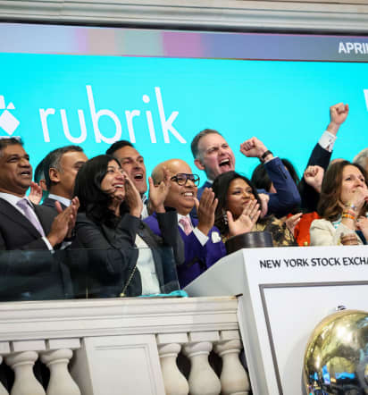 Rubrik stock pops 20% in NYSE debut after company prices IPO above range