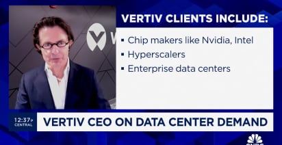 'Without us, the data center industry would not exist,' says Vertiv CEO Giordano Albertazzi