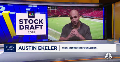 CNBC's 2024 Stock Draft: Washington Commanders’ Austin Ekeler picks Caterpillar in first round