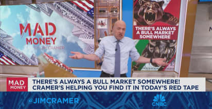 Weak growth and surging inflation is a bad combo for the Dow, says Jim Cramer