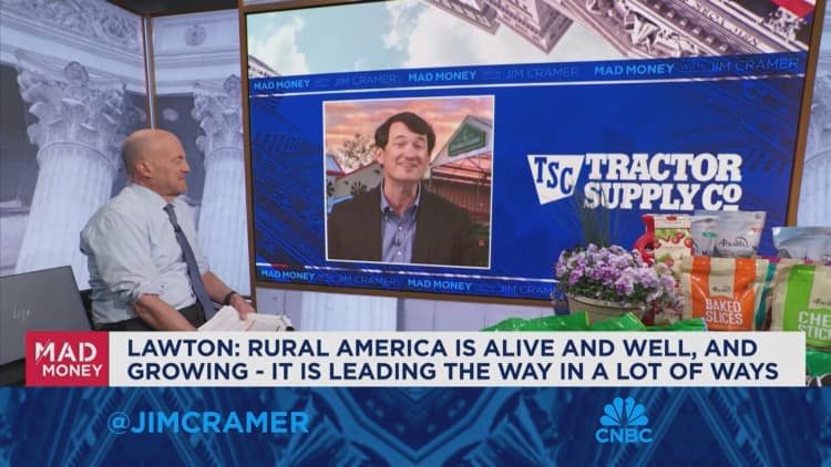 Rural America is alive and well, and growing, says Tractor Supply CEO Hal Lawton