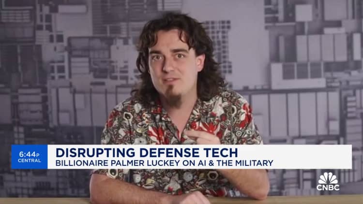 Anduril Founder Palmer Luckey talks developing unmanned autonomous fighter jets for U.S. Air Force
