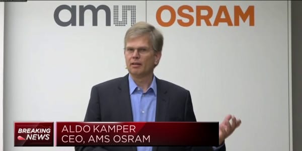 Solid start of the year for the AMS Osram business, says company CEO Aldo Kamper