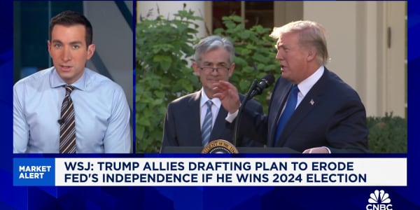 WSJ: Trump allies drafting plan to erode Fed's independence if he wins 2024 election