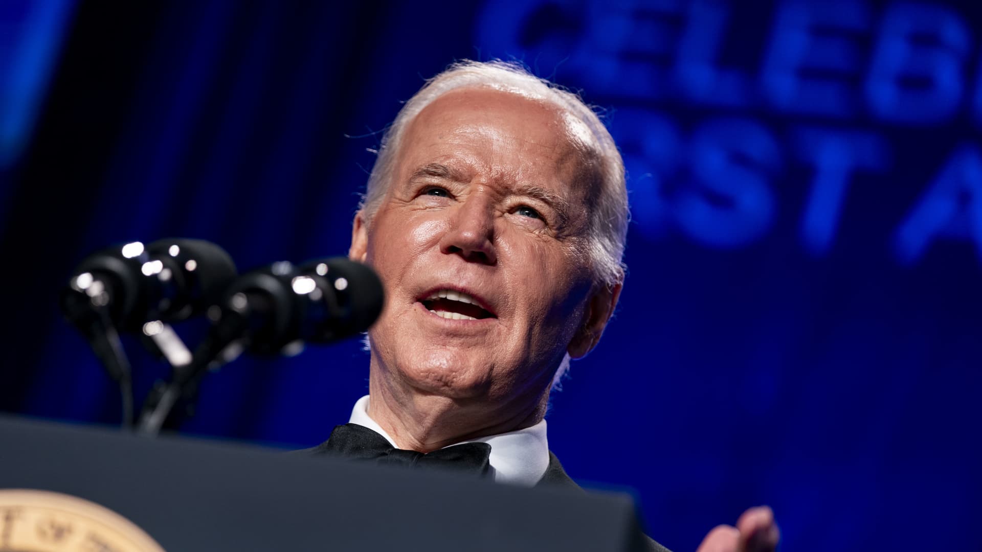 Biden swipes at Trump at White Property correspondents’ evening meal
