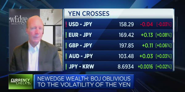 The Japanese yen could weaken 'pretty quickly' to over 160: Wealth management firm