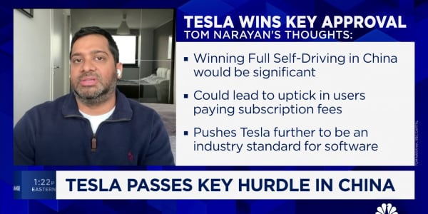 Tesla developments in China could be key for the company, says RBC's Tom Narayan
