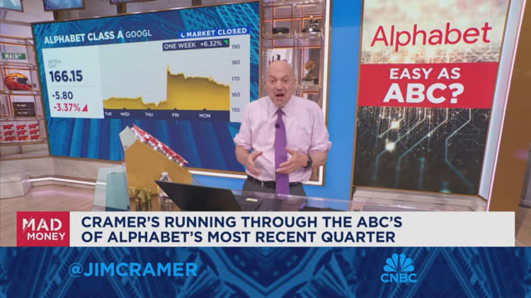 Jim Cramer takes a closer look at Alphabet earnings