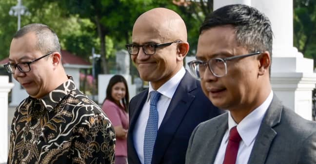 Microsoft to invest $1.7 billion into AI infrastructure in Indonesia, CEO Satya Nadella says