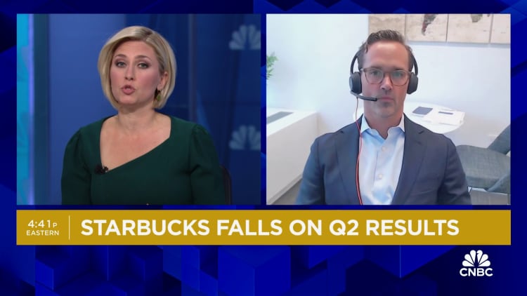 Starbucks' Q2 miss is 'significant', says Neuberger Berman's Kevin McCarthy
