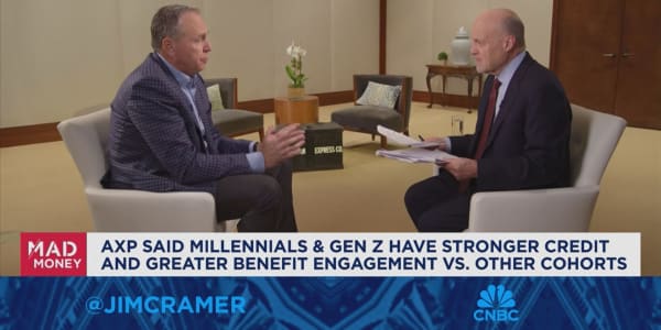 American Express CEO Steve Squeri sits down with Jim Cramer