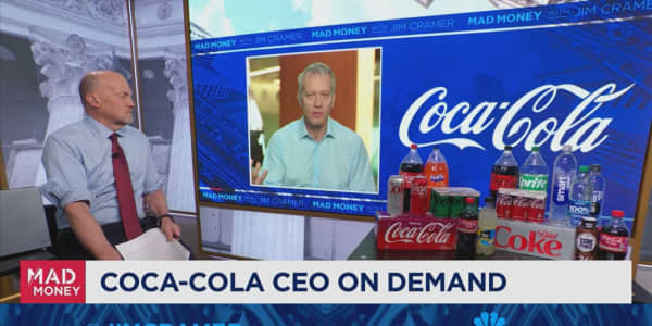 Watch Jim Cramer's full interview with Coca-Cola CEO James Quincey