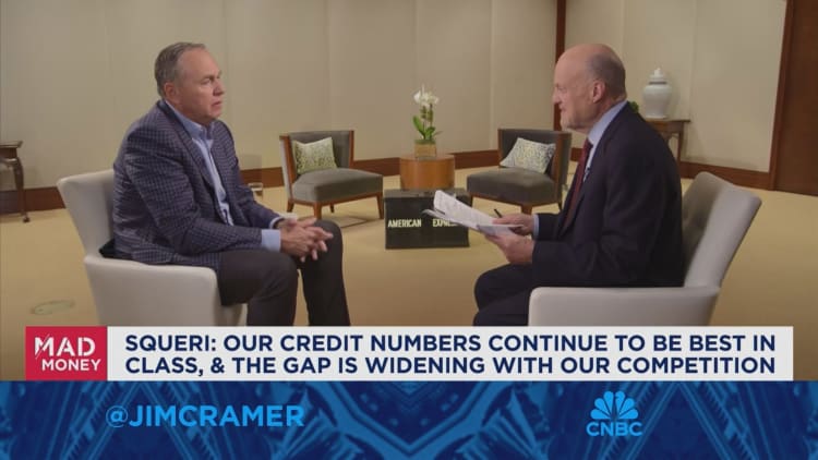 Our credit numbers continue to be best in class, says American Express CEO