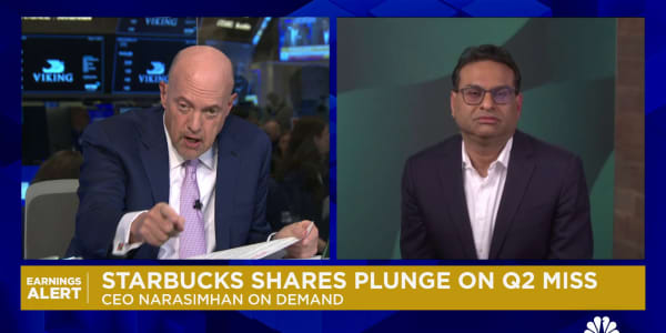 Watch CNBC's full interview with Starbucks CEO Laxman Narasimhan