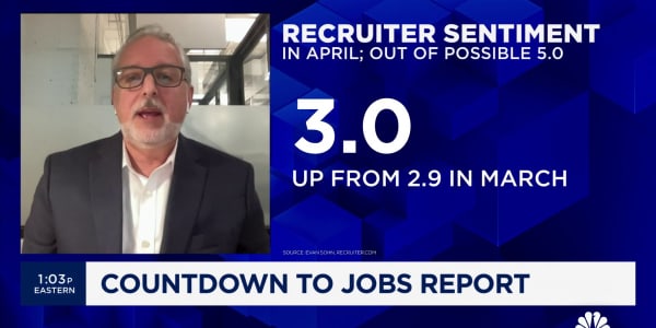 AI-related job postings increased 24% in March, says Recruiter.com's Evan Sohn