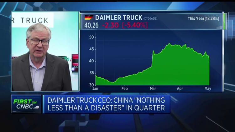 Yet to see signs of Europe recovery in second half of the year, Daimler Truck CEO says