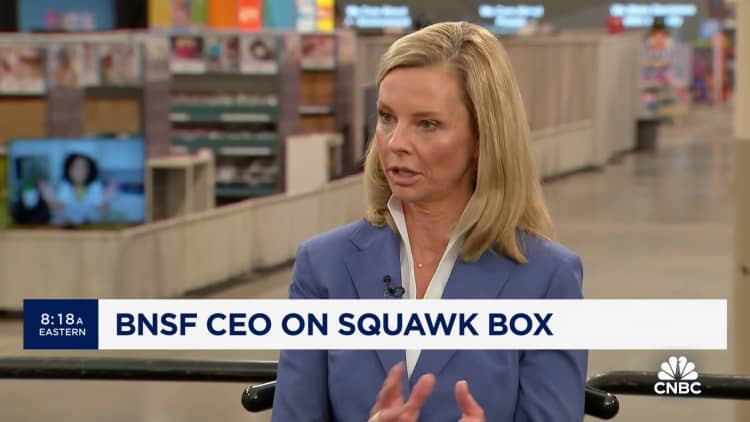 BNSF CEO Katie Farmer on the economy, company profit margins and 2024 CapEx