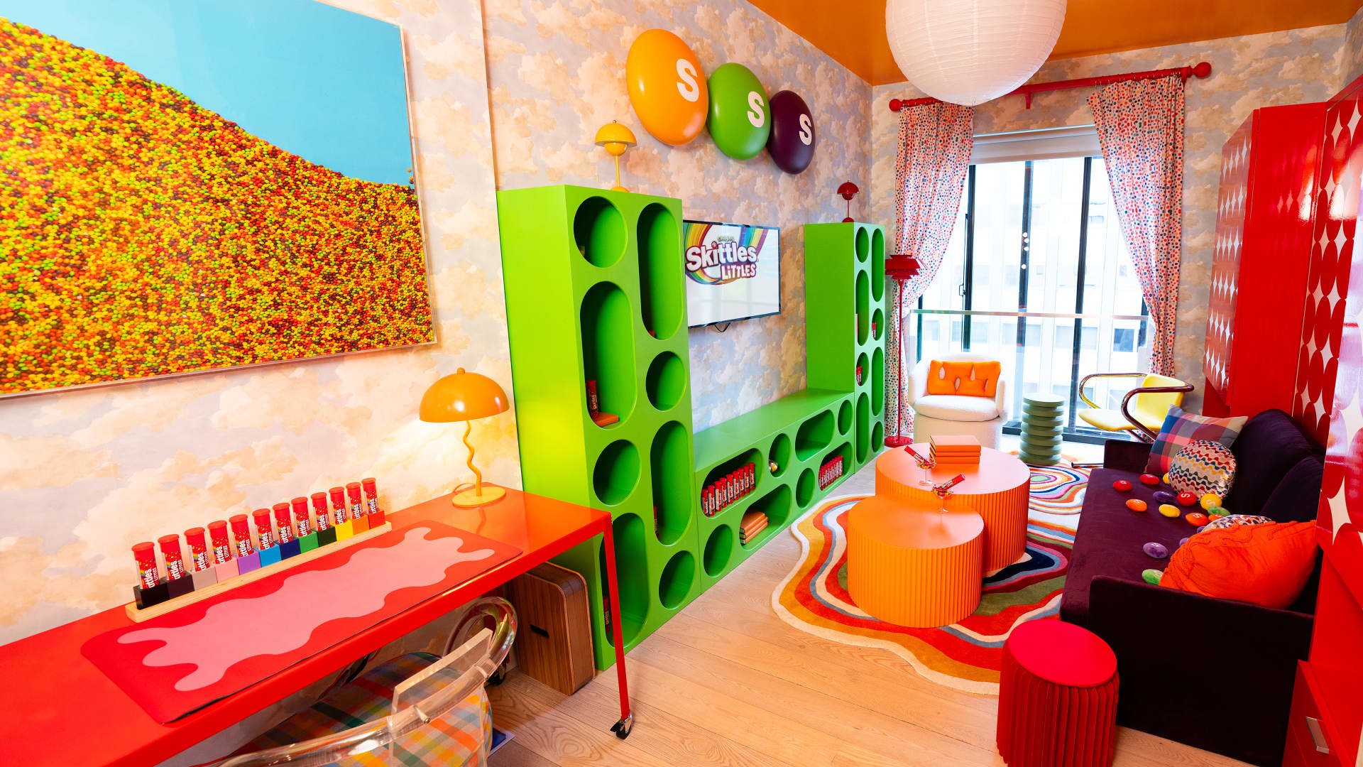 Skittles is giving away a 1-year stay in an NYC micro-apartment that usually rents for $3,500/month: Take a look inside