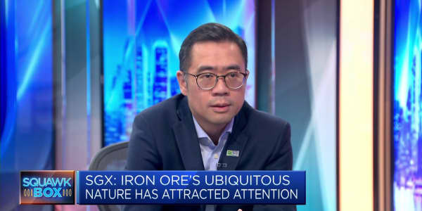 Iron ore prices are reflecting 'slightly bearish' economic sentiment in China: SGX Group