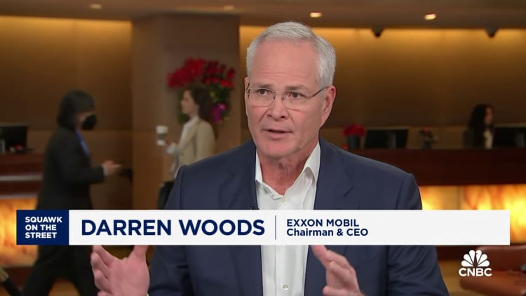 Exxon Mobil CEO Darren Woods on getting to net zero by 2030 and Pioneer deal